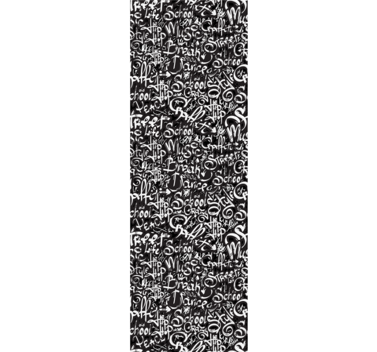 Estore de rolo juvenil com design de tags de graffiti - TenStickers