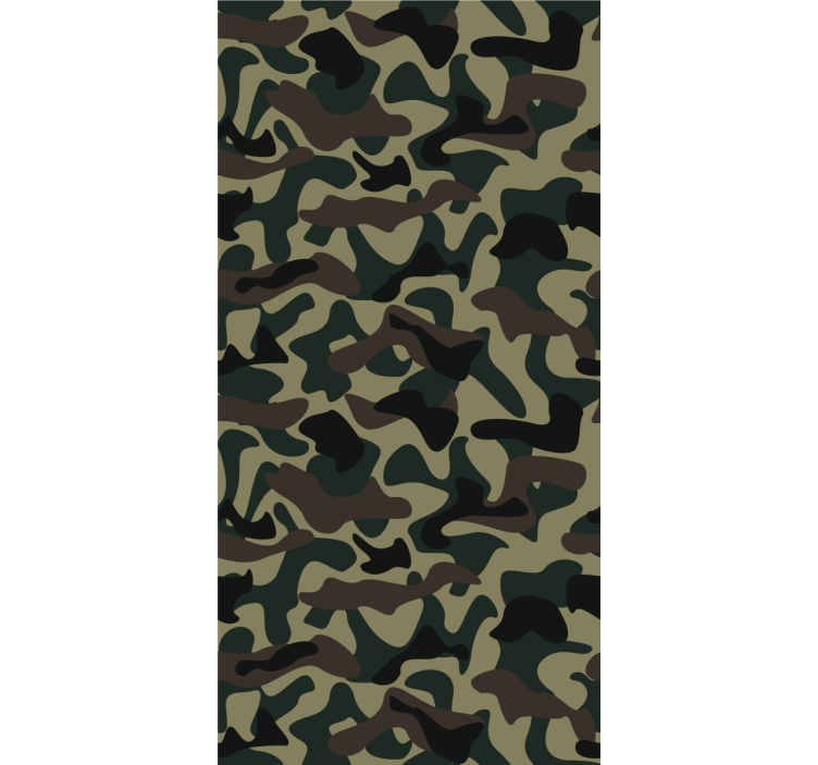 Estore de rolo juvenil padrão militar - TenStickers
