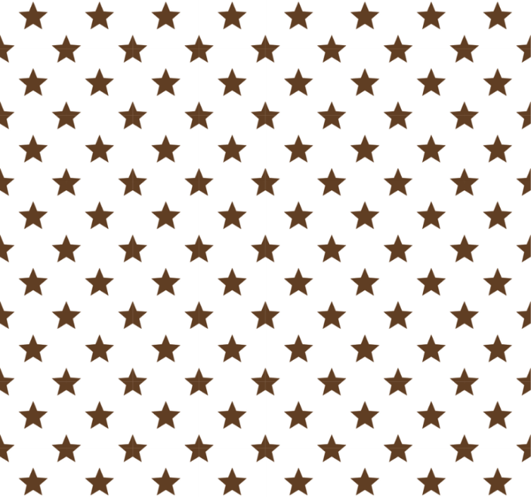 Estore de rolo juvenil estrelas marrons - TenStickers