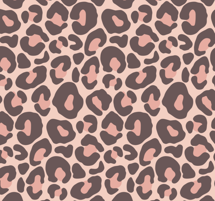 Estore de rolo juvenil estampa de leopardo rosa - TenStickers