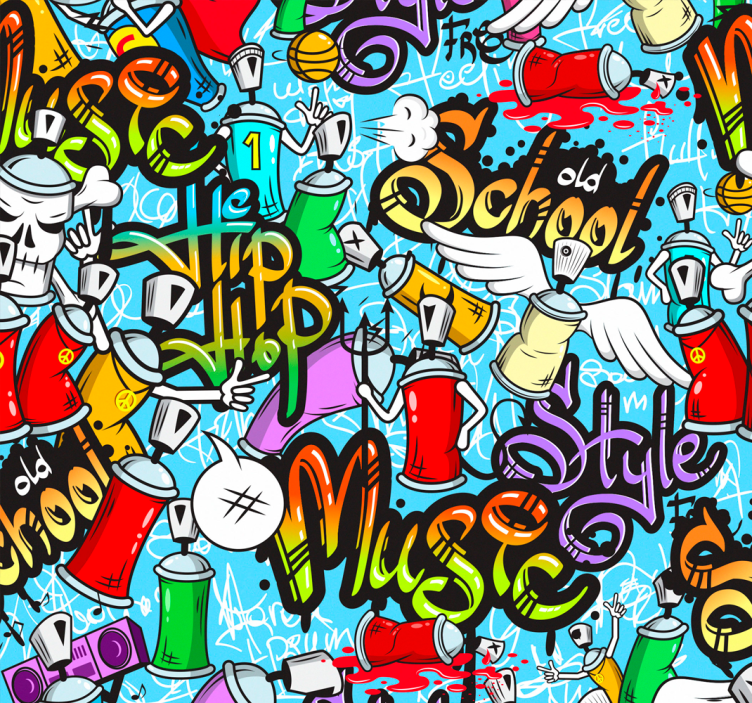 Estore de rolo juvenil cultura hip-hop e graffiti - TenStickers