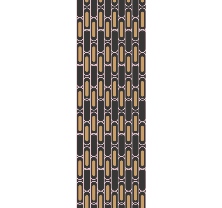 Estore de rolo modernos com arranjo de linhas geométricas - TenStickers