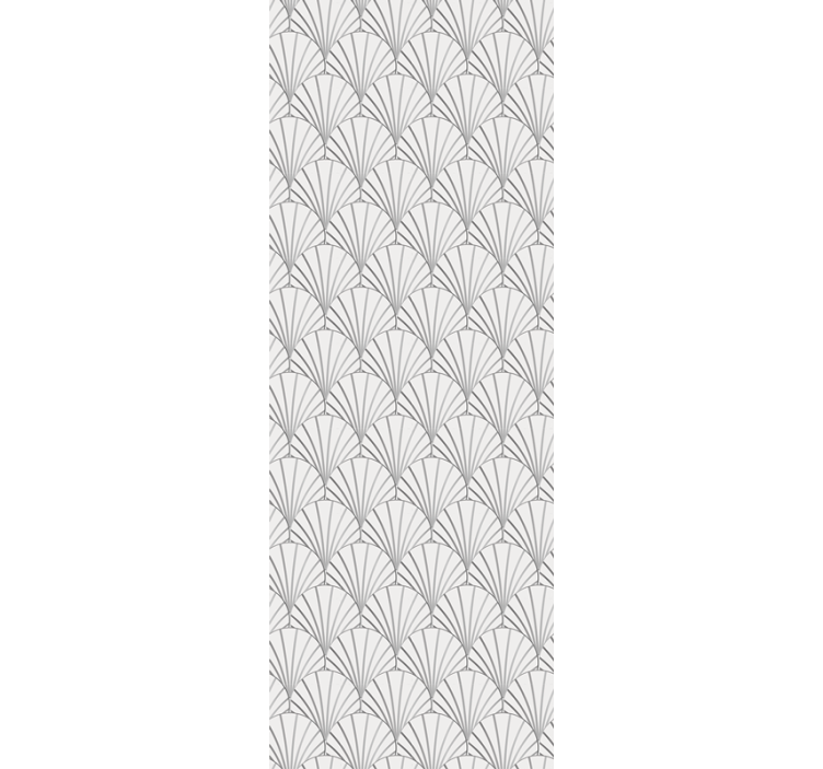 Estore de rolo modernos com padrão de leque elegante - TenStickers