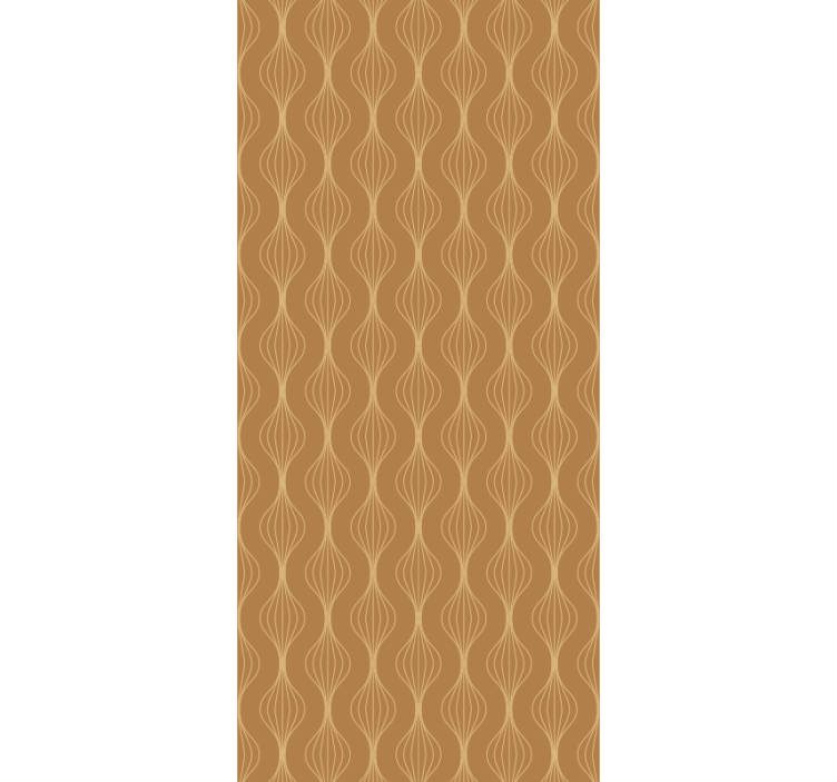 Estore de rolo modernos com padrão de curvas elegantes - TenStickers