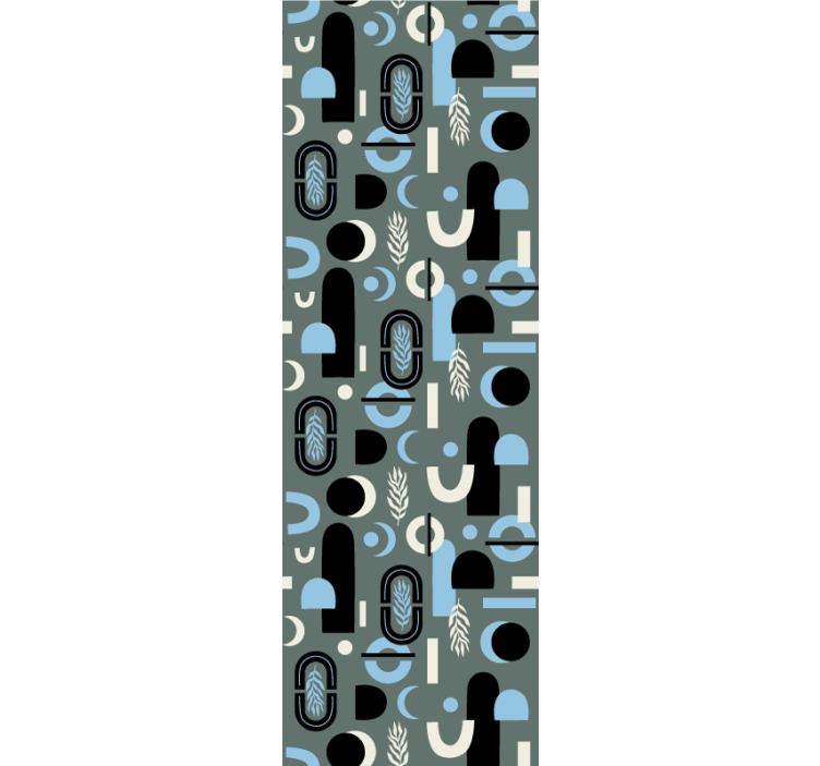 Estore de rolo modernos com colagem de formas geométricas - TenStickers