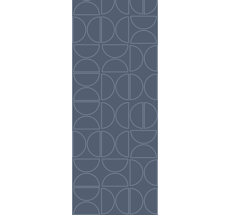 Estore de rolo modernos padrão geométrico cinza - TenStickers
