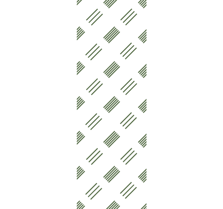 Estore de rolo modernos design moderno verde e branco - TenStickers