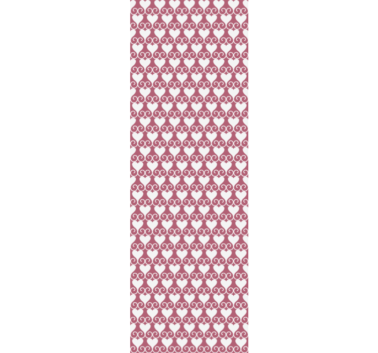 Estore de rolo modernos corações entrelaçados decorativos - TenStickers