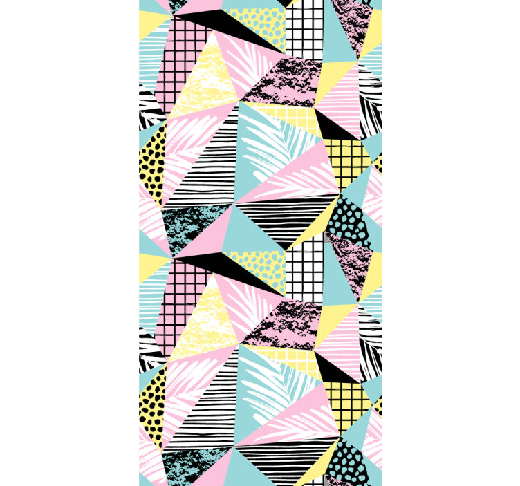 Estore de rolo modernos com design tropical geométrico - TenStickers