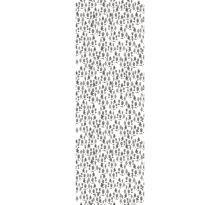 Estore de rolo modernos padrão de árvores pequenas - TenStickers