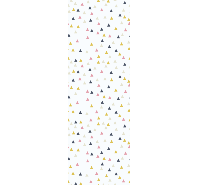 Estore de rolo modernos padrão triângulo minimalista - TenStickers