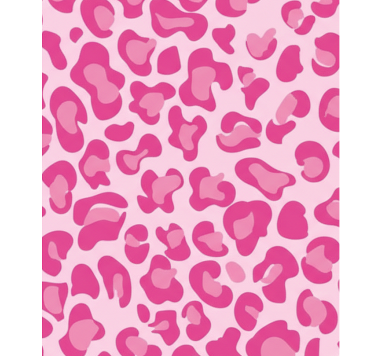 Estore de rolo rosa estampa de leopardo rosa - TenStickers