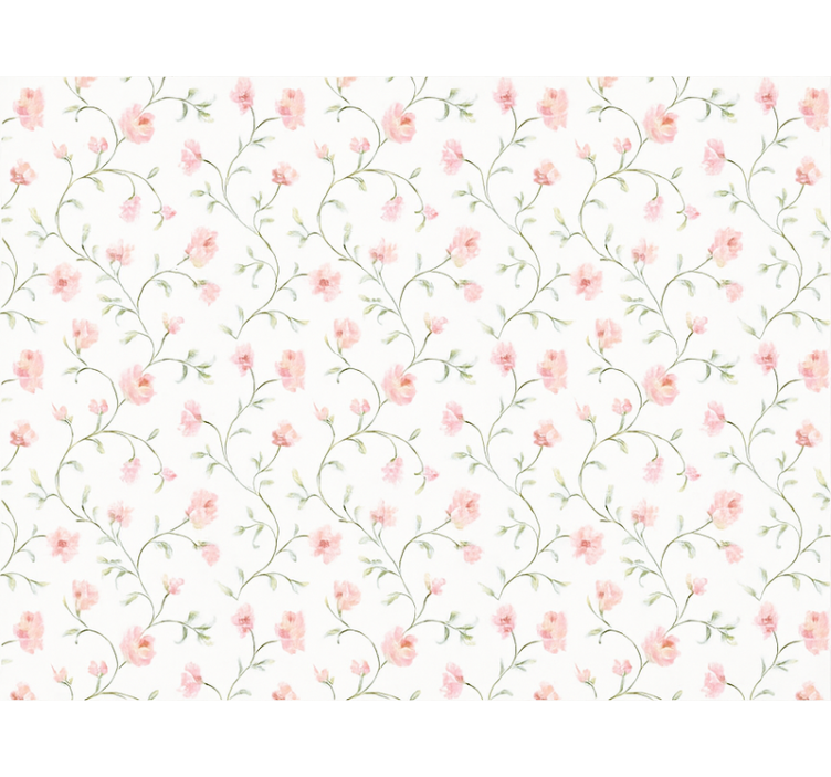 Estore de rolo rosa flor botânica rosa - TenStickers