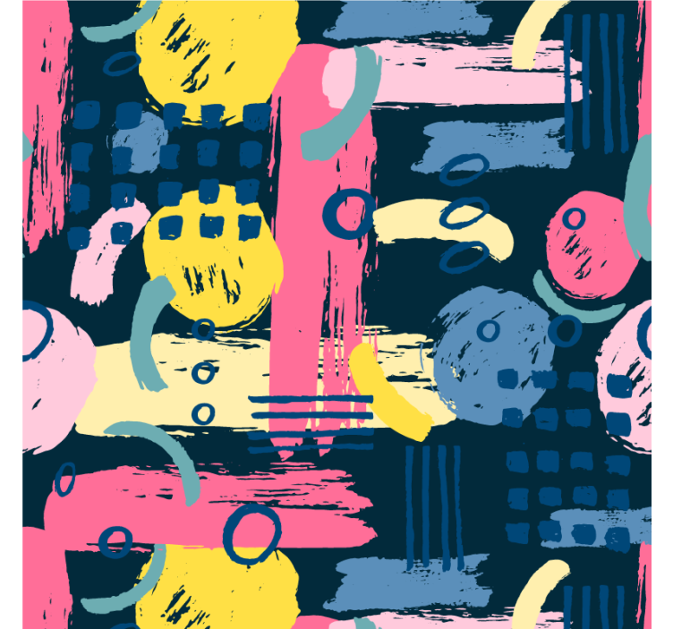 Estore de rolo para sala abstratos coloridos - TenStickers