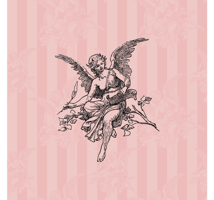 Estore de rolo para sala com estampa toile de jouy - TenStickers