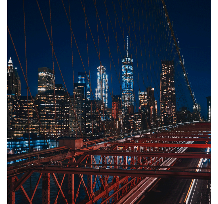 Estore de rolo para sala paisagem de nova iorque - TenStickers