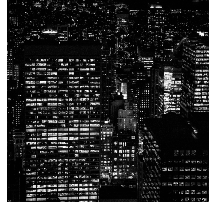 Estore de rolo para sala cidade - TenStickers