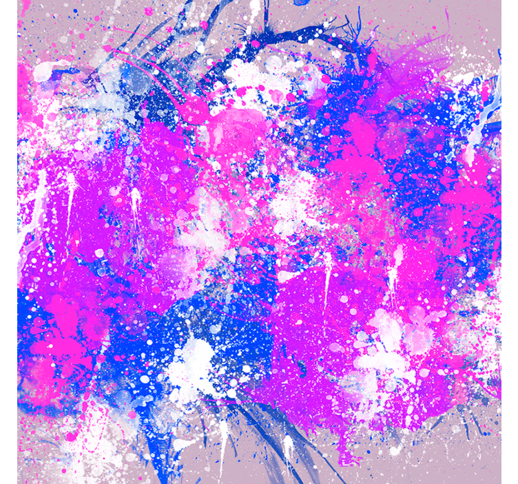 Estore de rolo para sala cores de arte abstrata - TenStickers