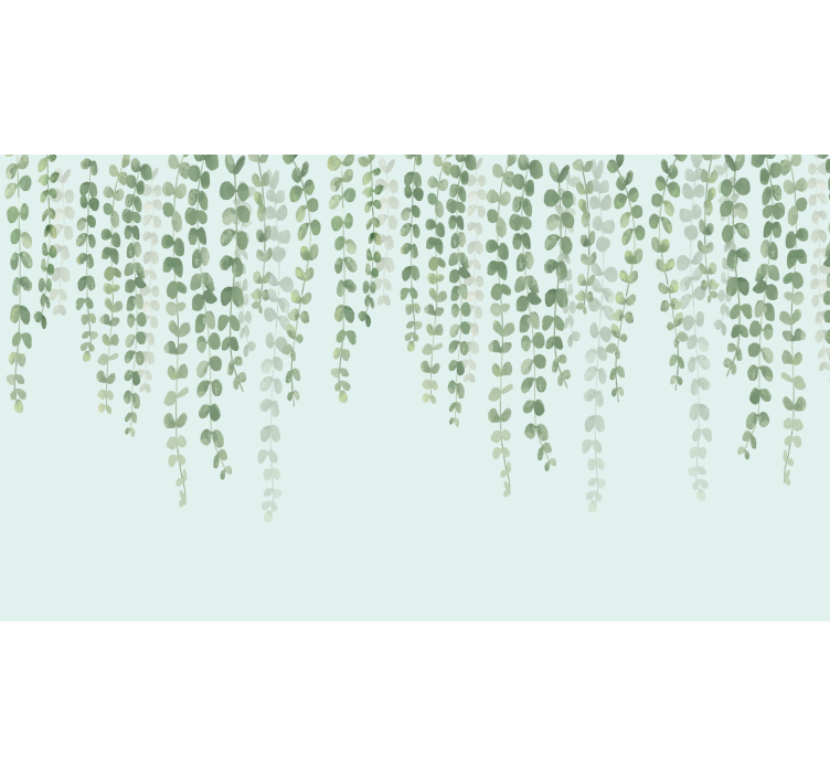 Estore de rolo para sala de plantas elegantes suspensas - TenStickers