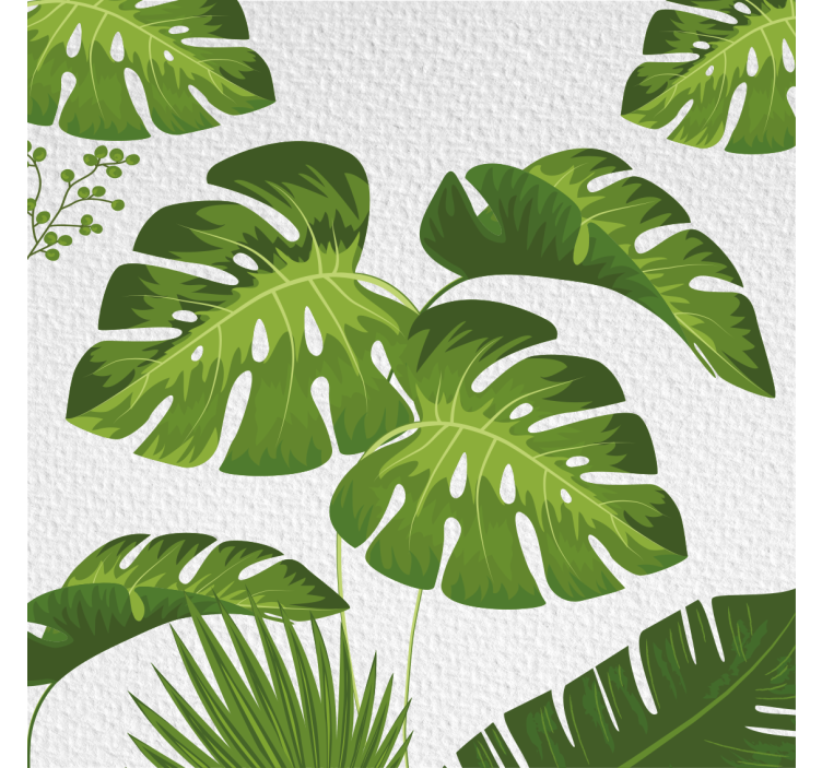 Estore de rolo para sala folha de monstera - TenStickers