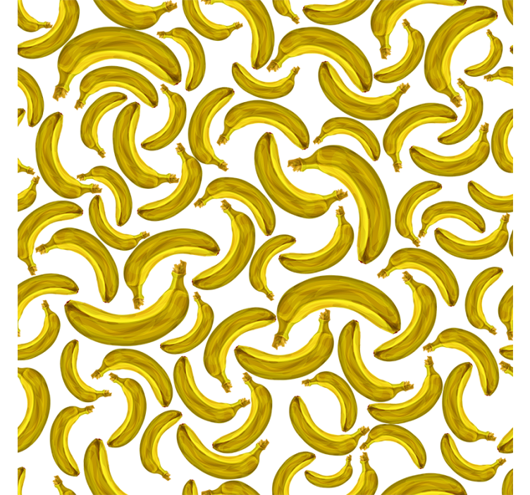 Estore de rolo amarelo com design de banana - TenStickers