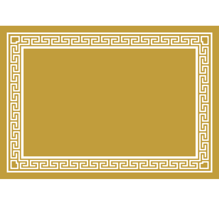 Estore de rolo amarelo design grego - TenStickers