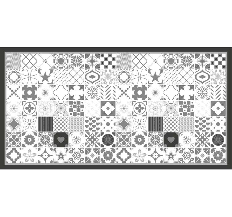 Estore de rolo cinzento azulejos cinzas "trujillo" - TenStickers