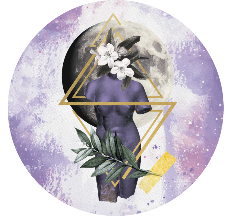 Estore de rolo roxo colagem digital - TenStickers