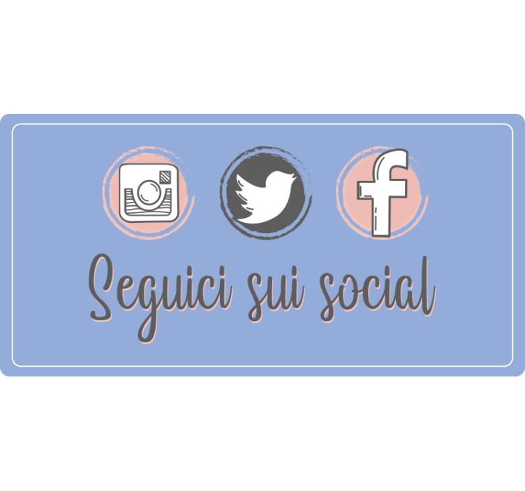 Estore de rolo roxo para divulgação em redes sociais - TenStickers
