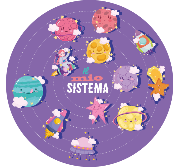 Estore de rolo roxo meu sistema - TenStickers