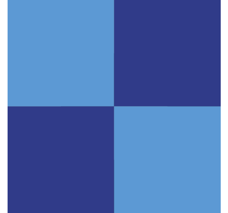 Estore de rolo azul com tema escuro e azul - TenStickers