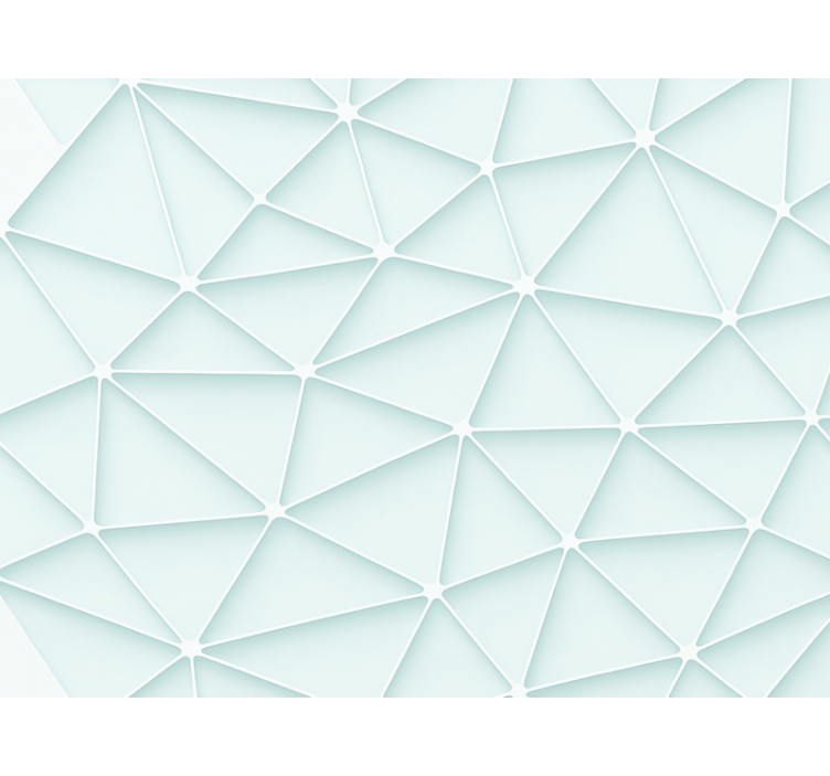 Estore de rolo azul design de triângulo abstrato - TenStickers