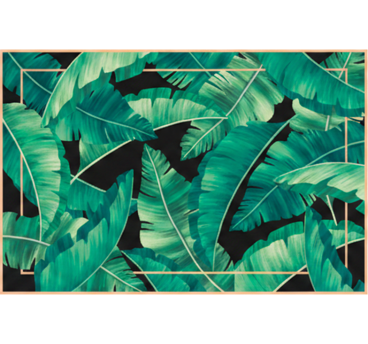 Estore de rolo verdes folhas verde-escuras - TenStickers