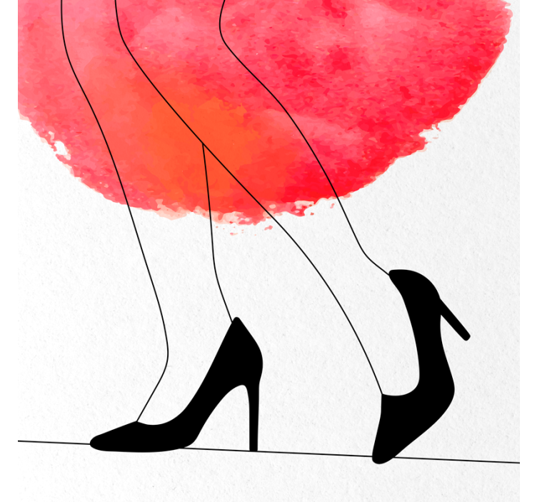 Estore de rolo para sala vestido aquarelado sombreado - TenStickers