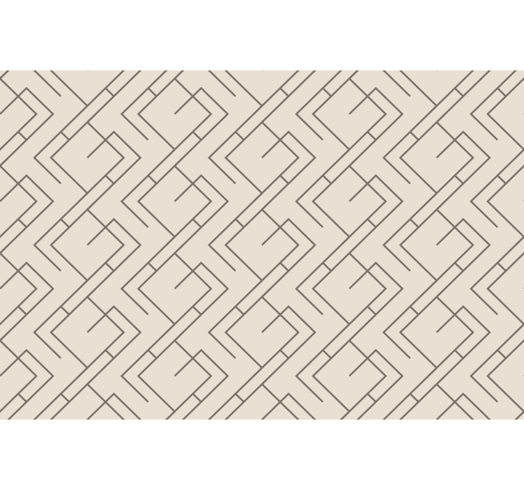 Estore de rolo para sala com design retrô moderno - TenStickers