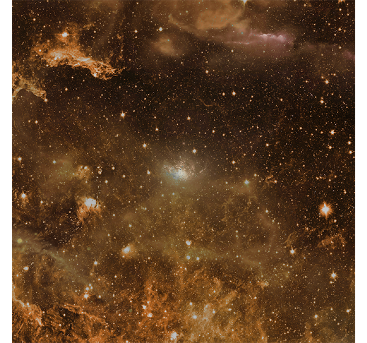 Estore de rolo para sala nuvens misteriosas do cosmos - TenStickers