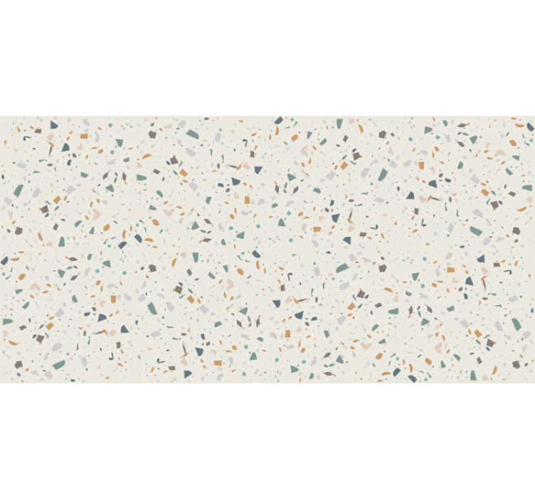 Estore de rolo bege com padrão de terrazzo bege - TenStickers