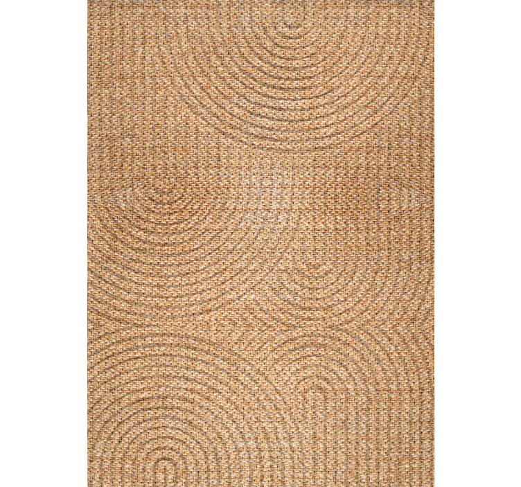 Estore de rolo bege com efeito de arcos tecido - TenStickers