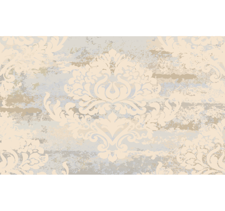 Estore de rolo bege com estampa de mosaico creme - TenStickers