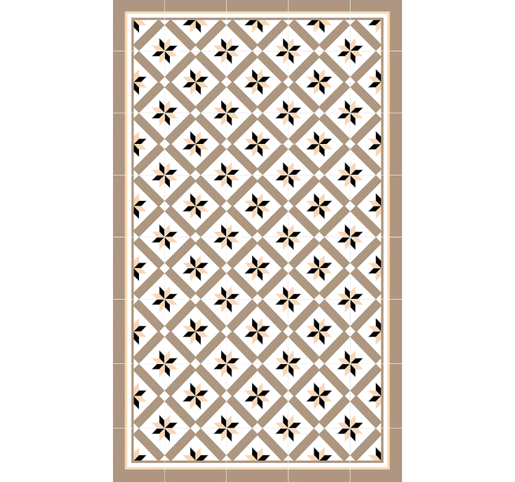 Estore de rolo bege marrom hidráulico - TenStickers