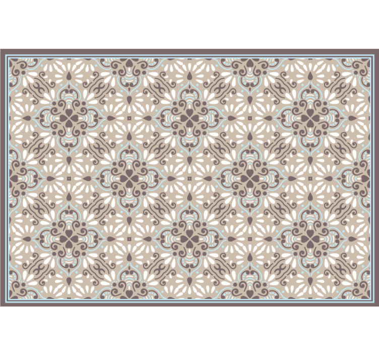 Estore de rolo bege mosaico branco bege - TenStickers