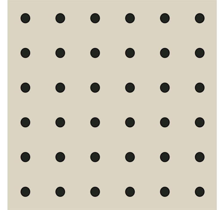Estore de rolo bege padrão de bolinhas bege - TenStickers