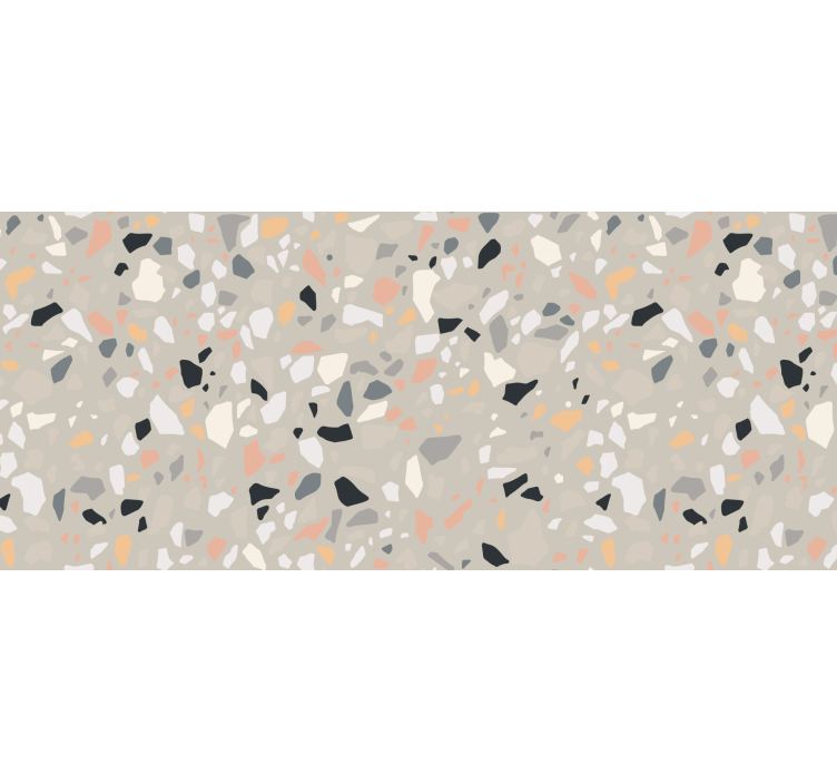 Estore de rolo bege com efeito terrazzo bege - TenStickers