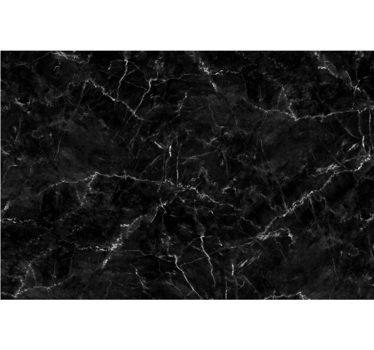 Estore de rolo quarto mármore preto para cozinha - TenStickers