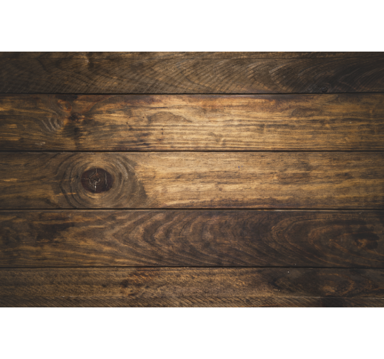 Estore de rolo quarto tábuas de madeira marrons - TenStickers