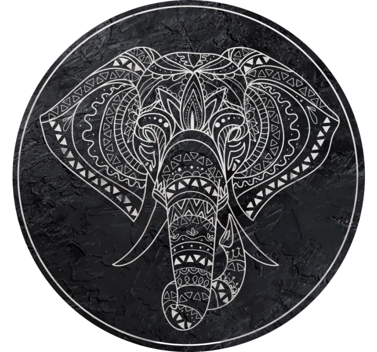 Estore de rolo quarto com textura de mármore de elefante - TenStickers