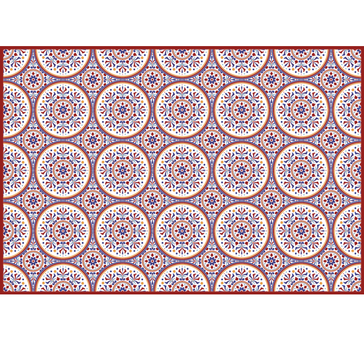 Estore de rolo quarto azulejos maioliche - TenStickers