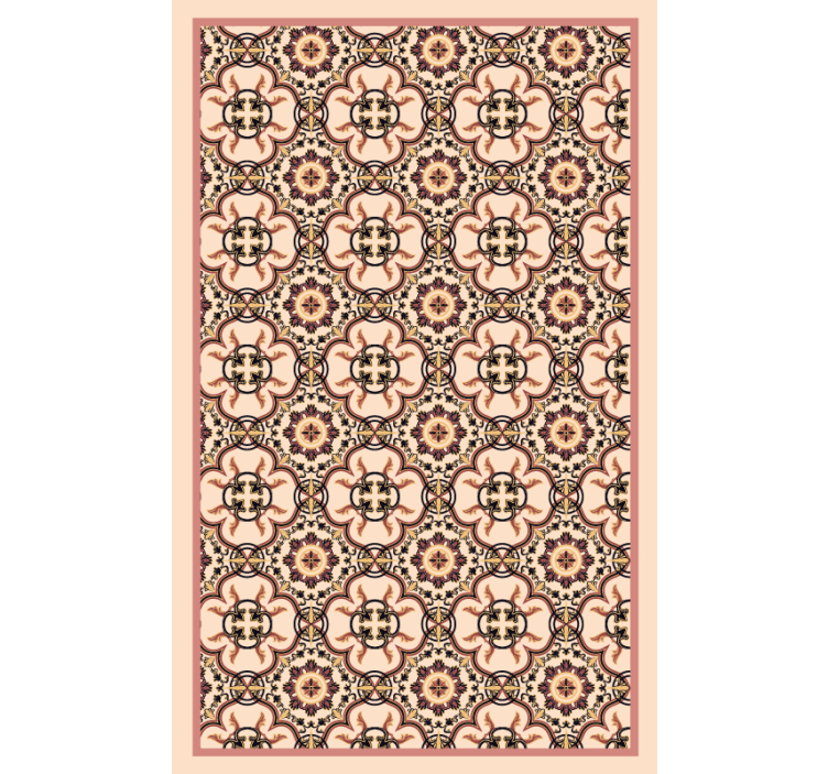 Estore de rolo quarto azulejos vintage padrão - TenStickers