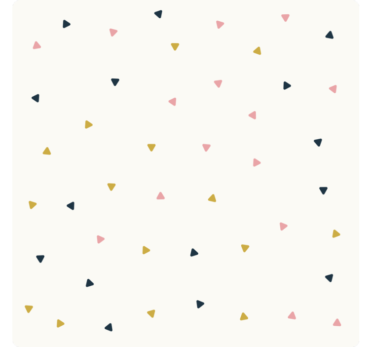 Estore de rolo quarto com motivo de triângulos minimalistas - TenStickers