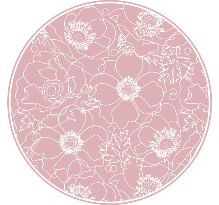 Estore de rolo quarto pintura rosa elegante - TenStickers